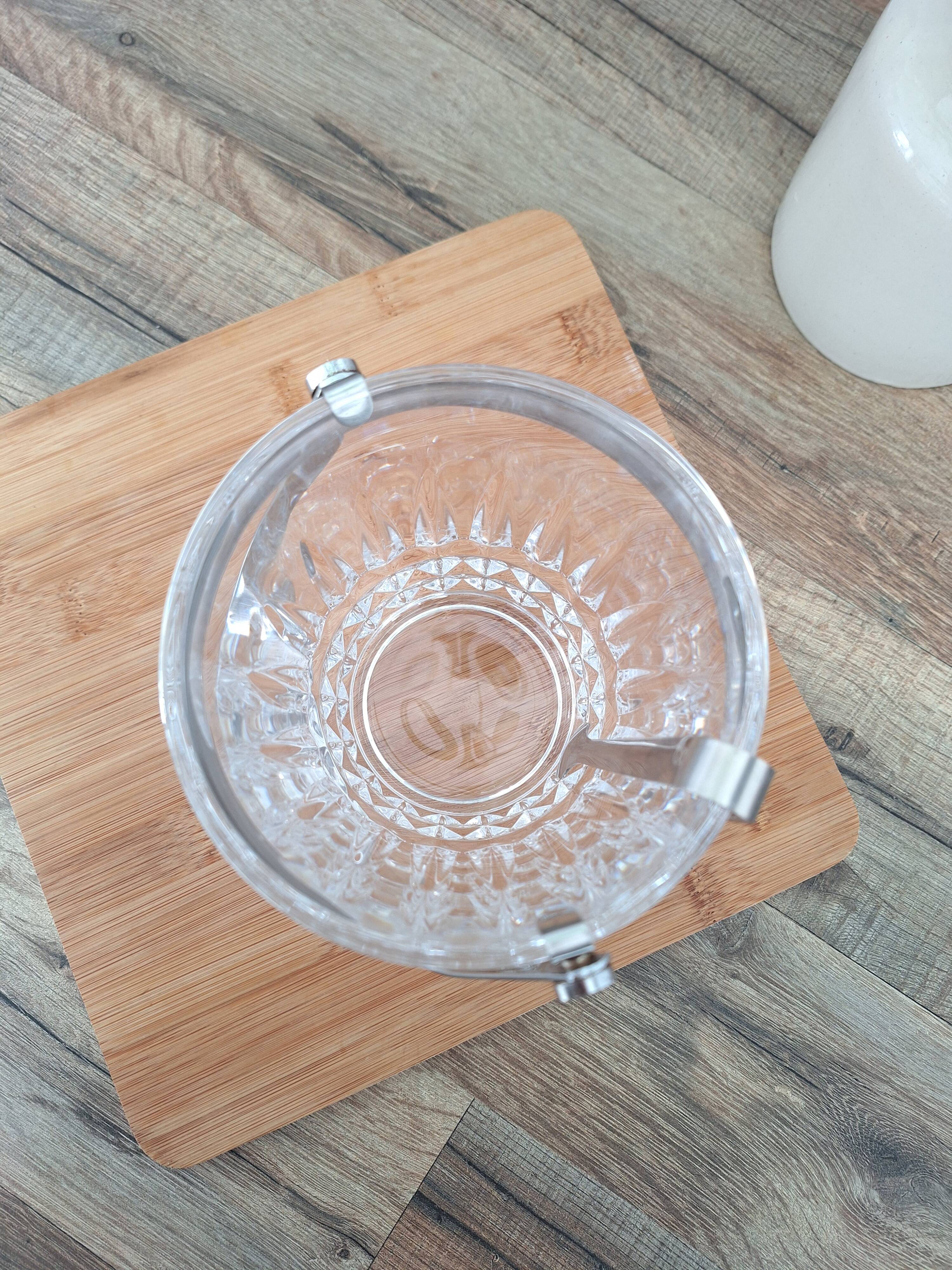 Crystal ice bucket from Arques