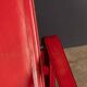 20thC Italian Red Leather Chair By Toussaint & Angeloni For Matteo Grassi