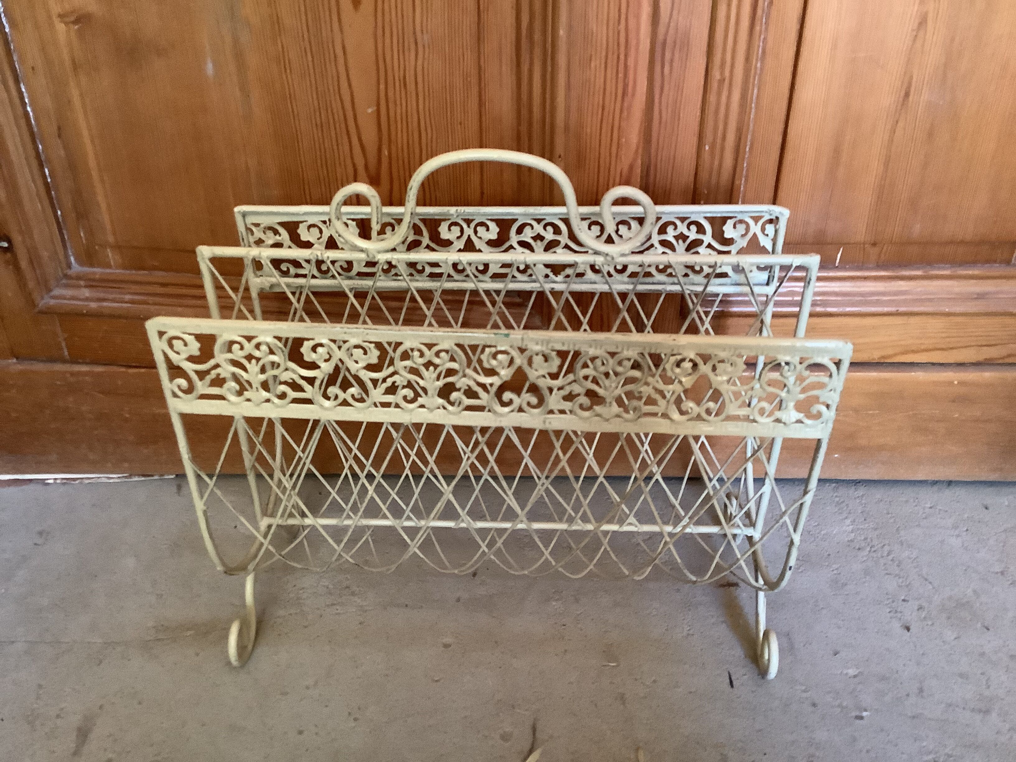 Vintage magazine door