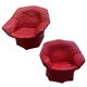 Poltrona Frau - Armchair (2) - Juliet - Wood, Leather