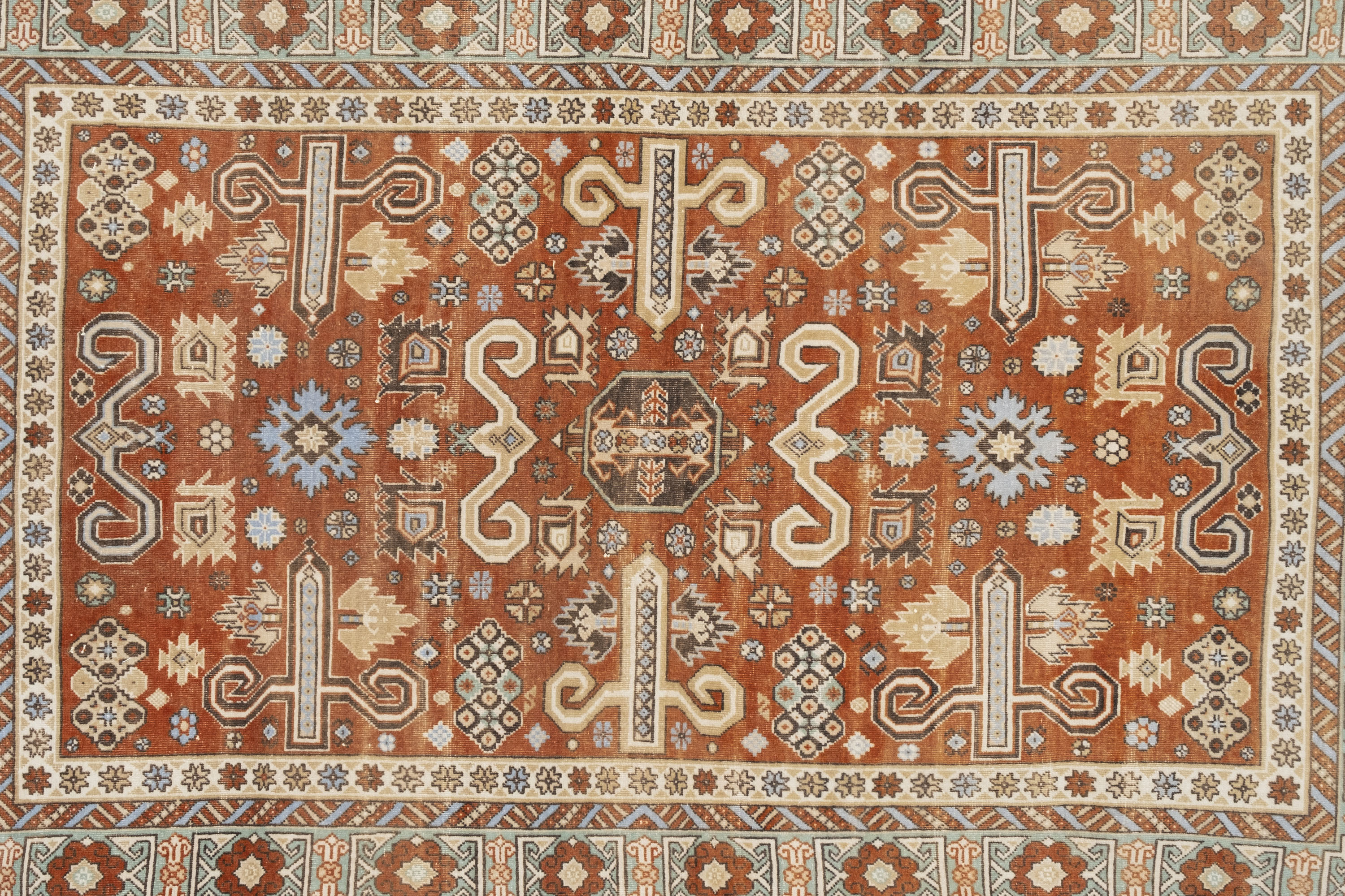 Semi Antique Caucasian Derbent Oriental Rug 10'2" X 6'5"