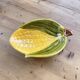 Large ceramic “corn” dish