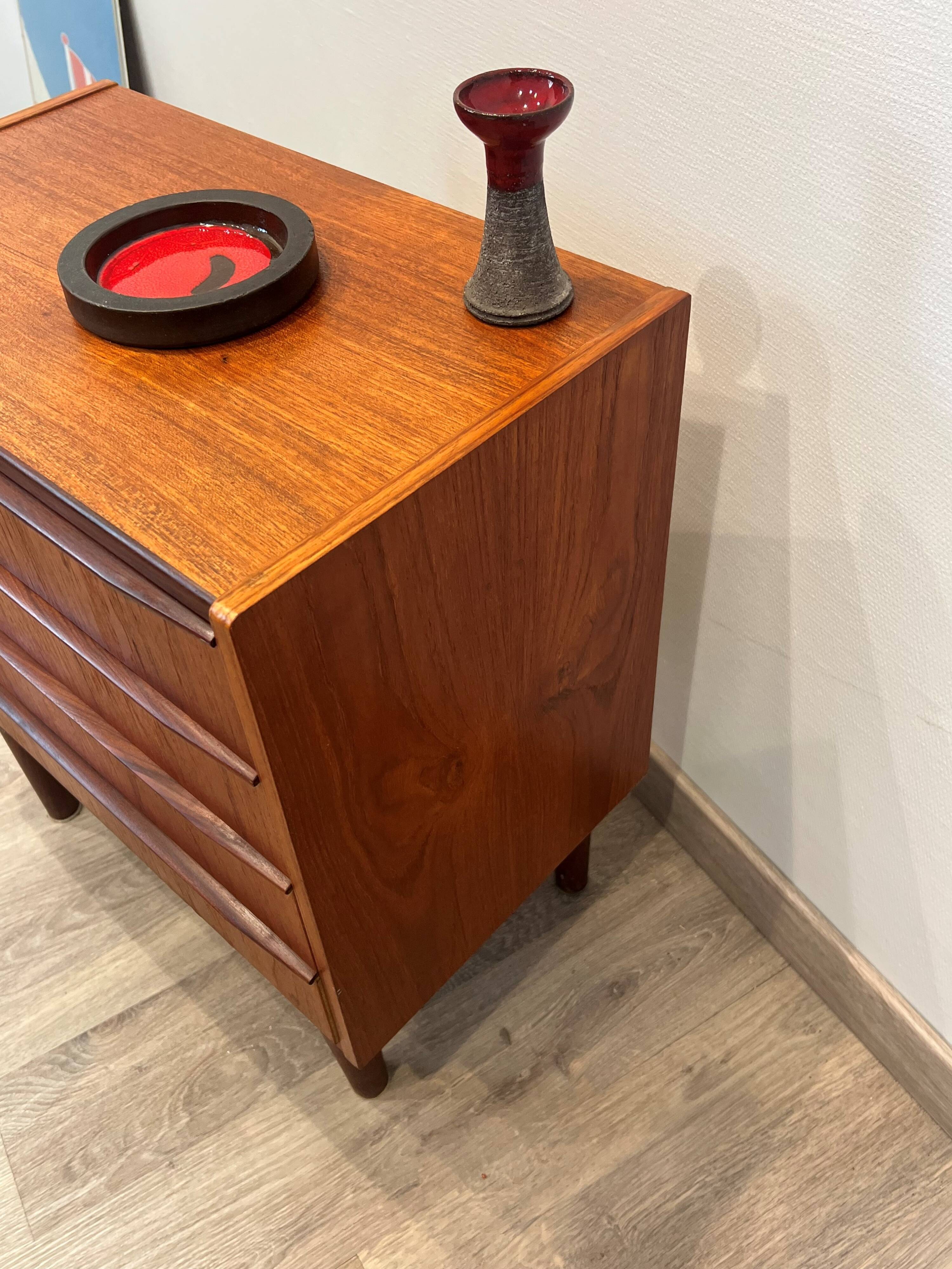 Scandinavian teak chest of drawers Denmark