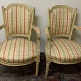 Pair Of Louis XVI Style Cabriolet Armchairs