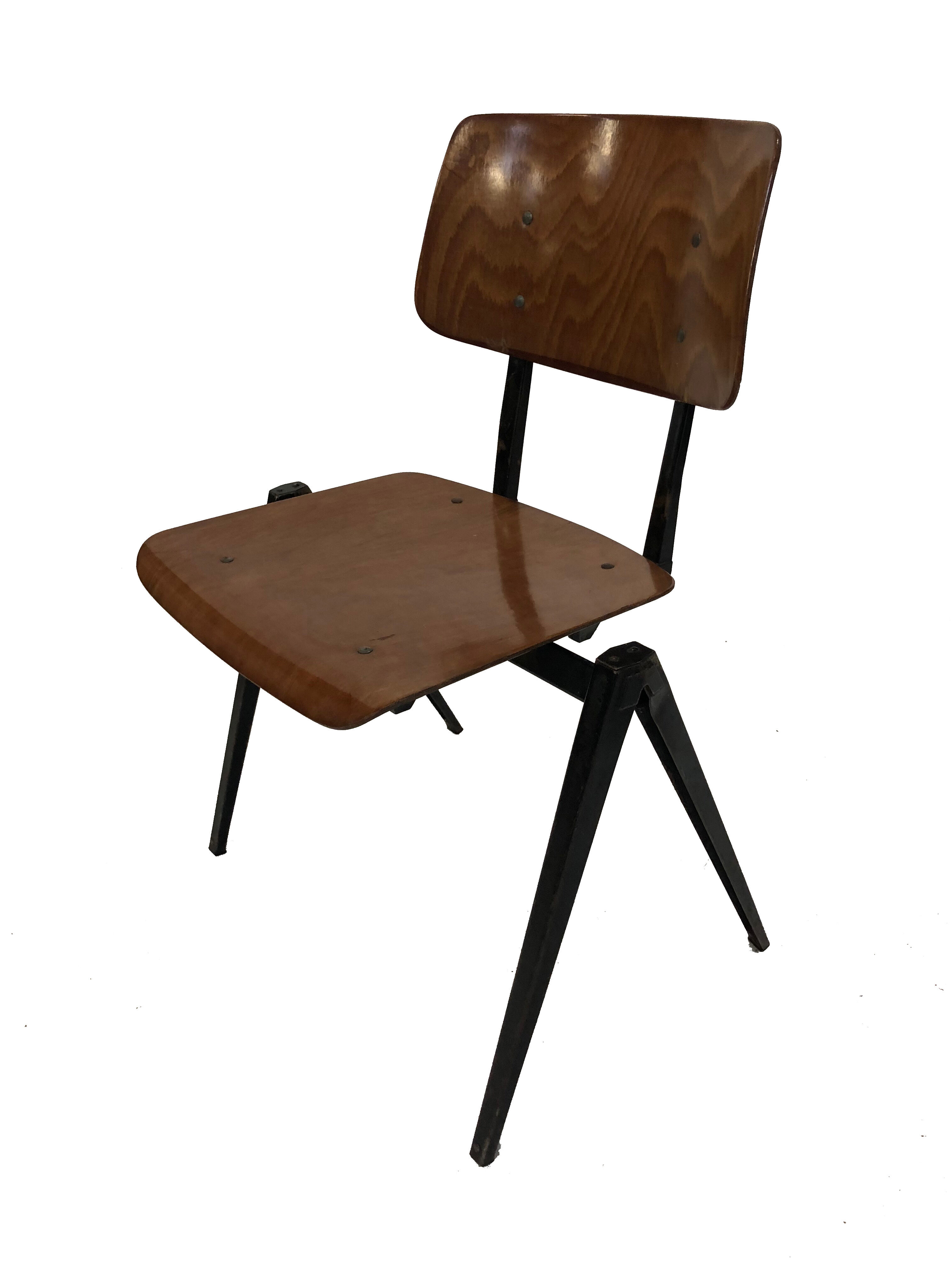 Bureau vintage avec chaise Marko & Galvanitas années 60 Pays-Bas