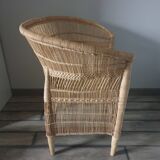 Wicker armchair