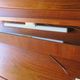 Pair of teak shelves with wall lights, Denmark 1960s