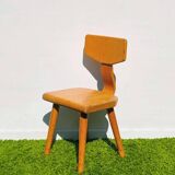 Chaise enfant Schilte. 60s Vintage