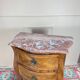 Commode Sauteuse Galbée En Marqueterie D’époque Louis XV XVIII Eme Siècle