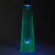 Art Nouveau vase, uranium crystal, Moser, Czechia, early 20th century