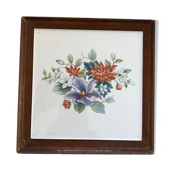 Dessous de plat en faïence