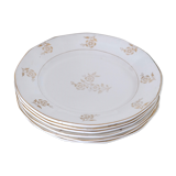 Set of opaque porcelain plates 'Raphael' from the French manufacturer Digoin-Sarreguemines