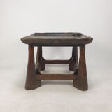 Ensemble de chaise et de table en bois du milieu du siècle, années 1950