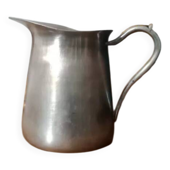 Vintage silver metal pitcher