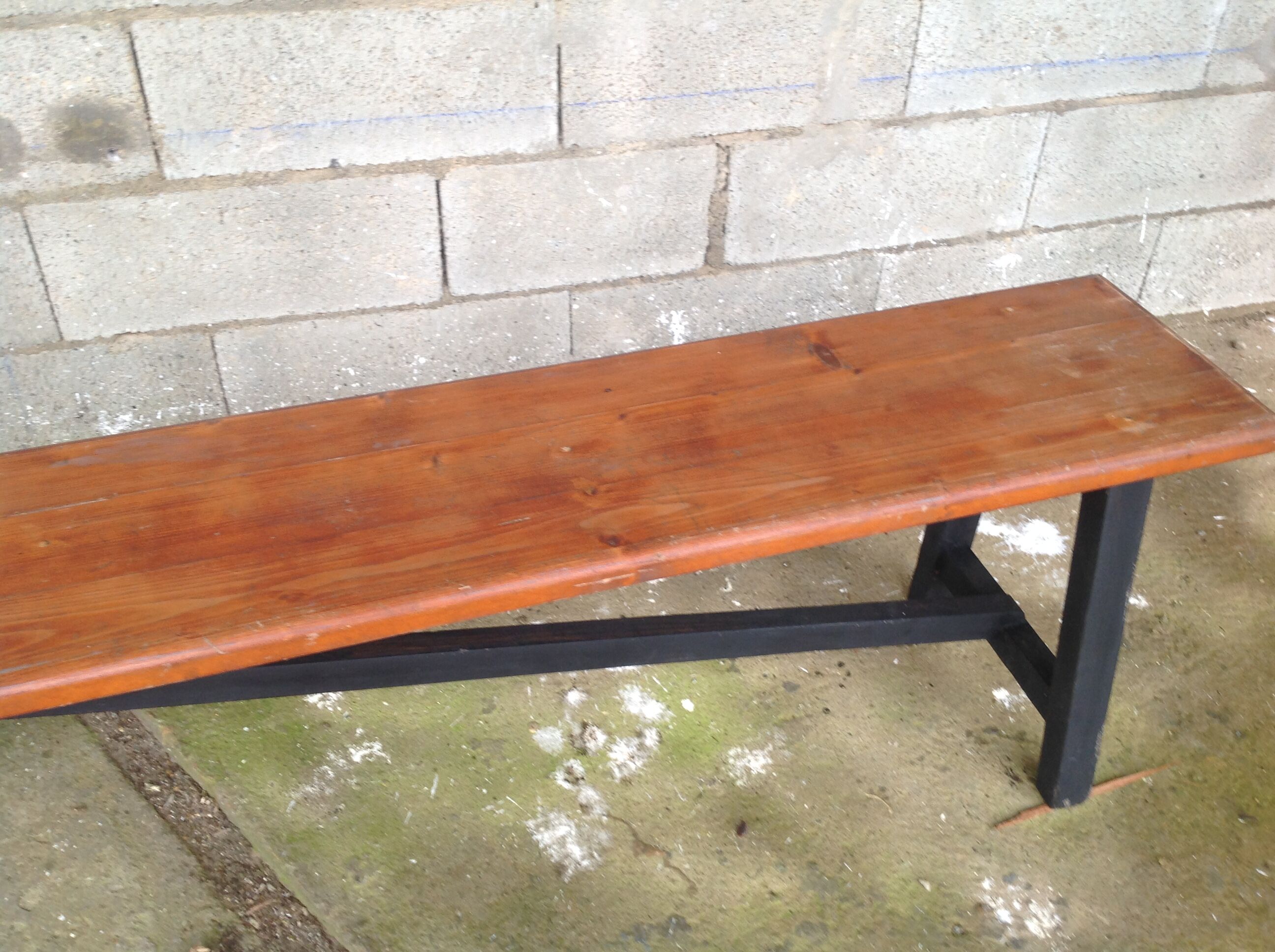 Farm table bench
