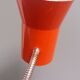 Lampe de bureau flexible années 70 orange
