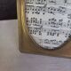 Solid brass photo frame
