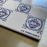 Gas stove protectors / large vintage enamel trivet The Creuset