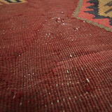 Vintage Persian Kilim Rug, Handwoven Flat-woven Carpet Area Rug- 175x295cm