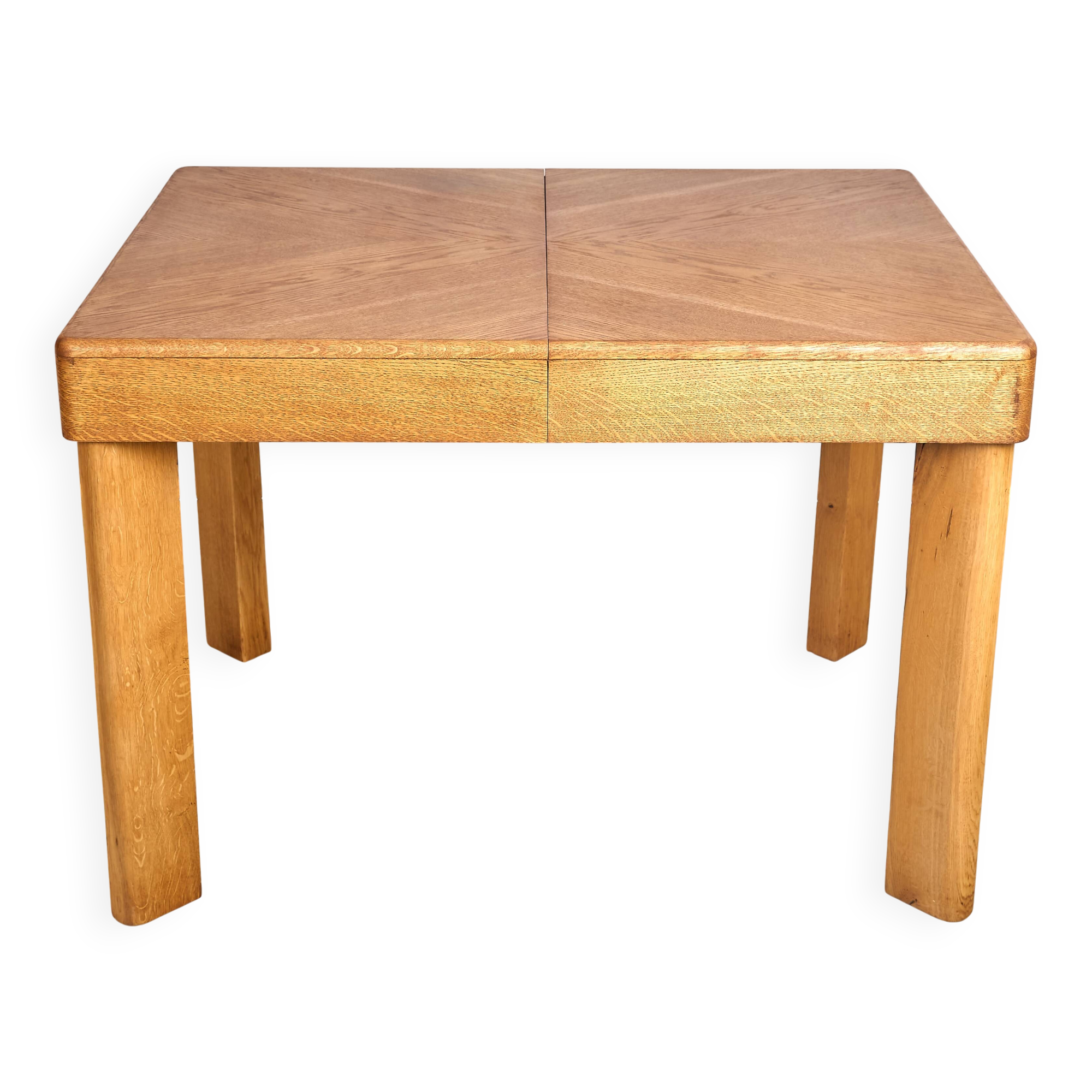 1930s Art Deco wooden folding table Czechoslovakia Vintage