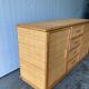 Vintage rattan sideboard in Roche Bobois style