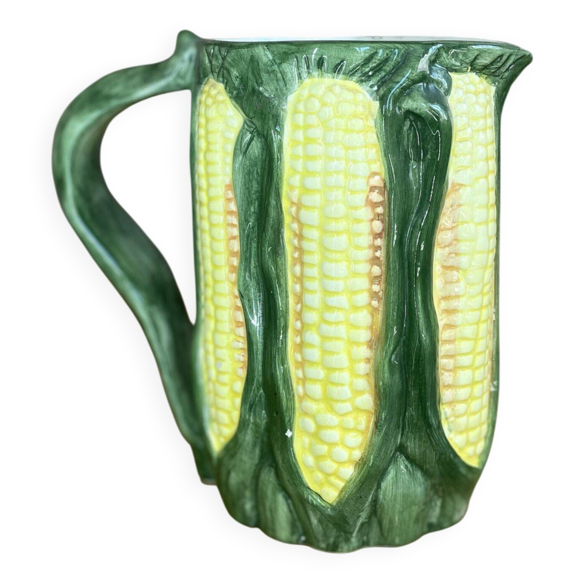 Corn jug in slipware