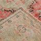 Red & cream oriental turkish vintage rug