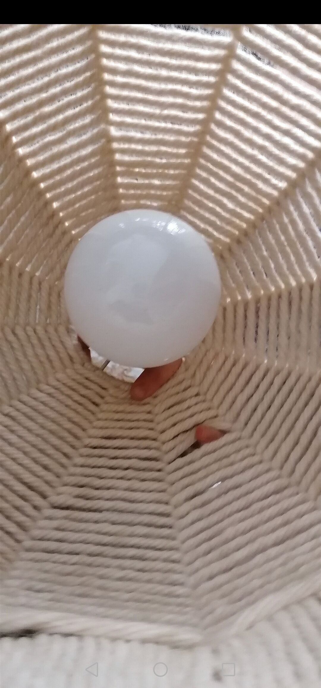 Scandinavian pendant lamp, virgin wool and pine