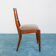 Modern vintage 1950s vintage corduroy mahogany chair