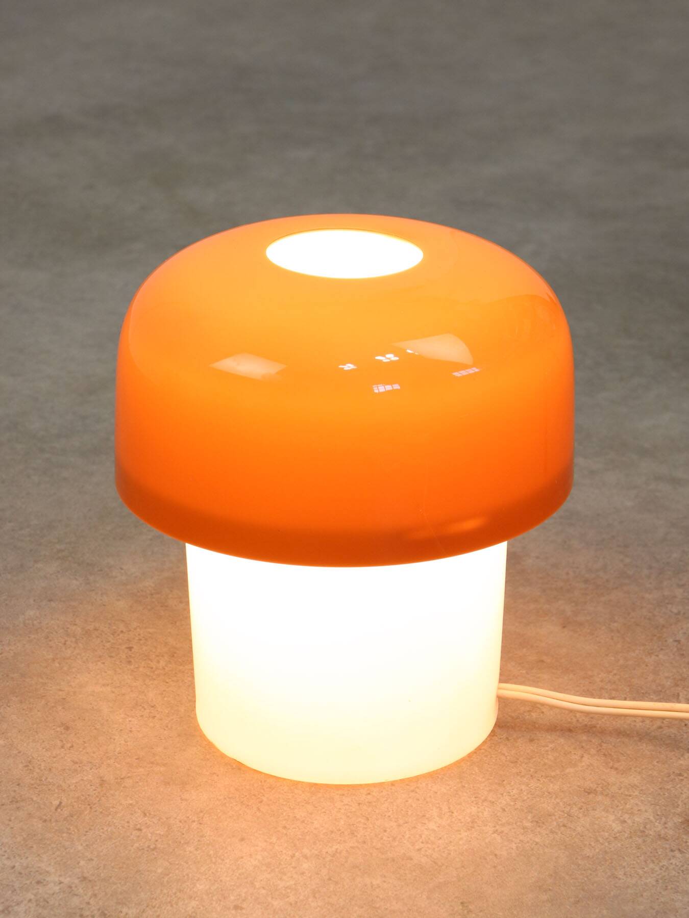 Space Age Mushroom Table Lamp by Luigi Massoni for Guzzini, 1970s