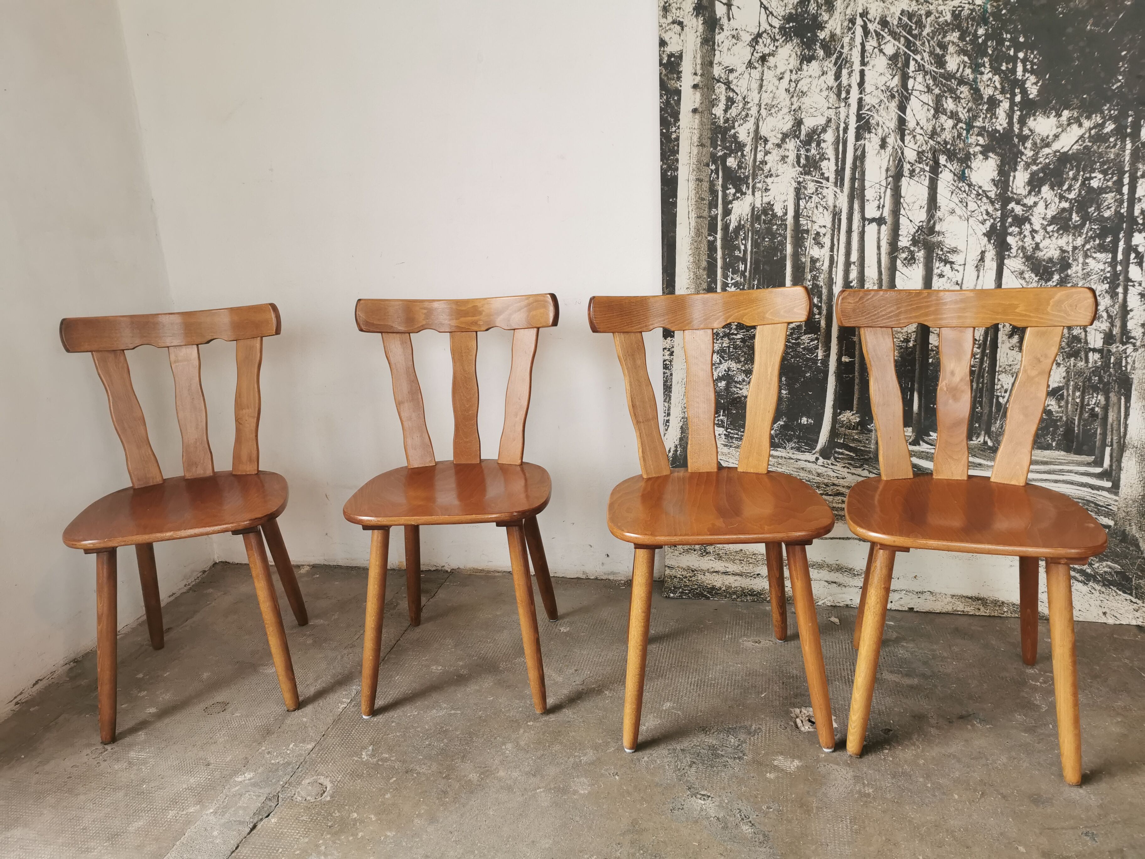 Set de 4 chaises bistrot