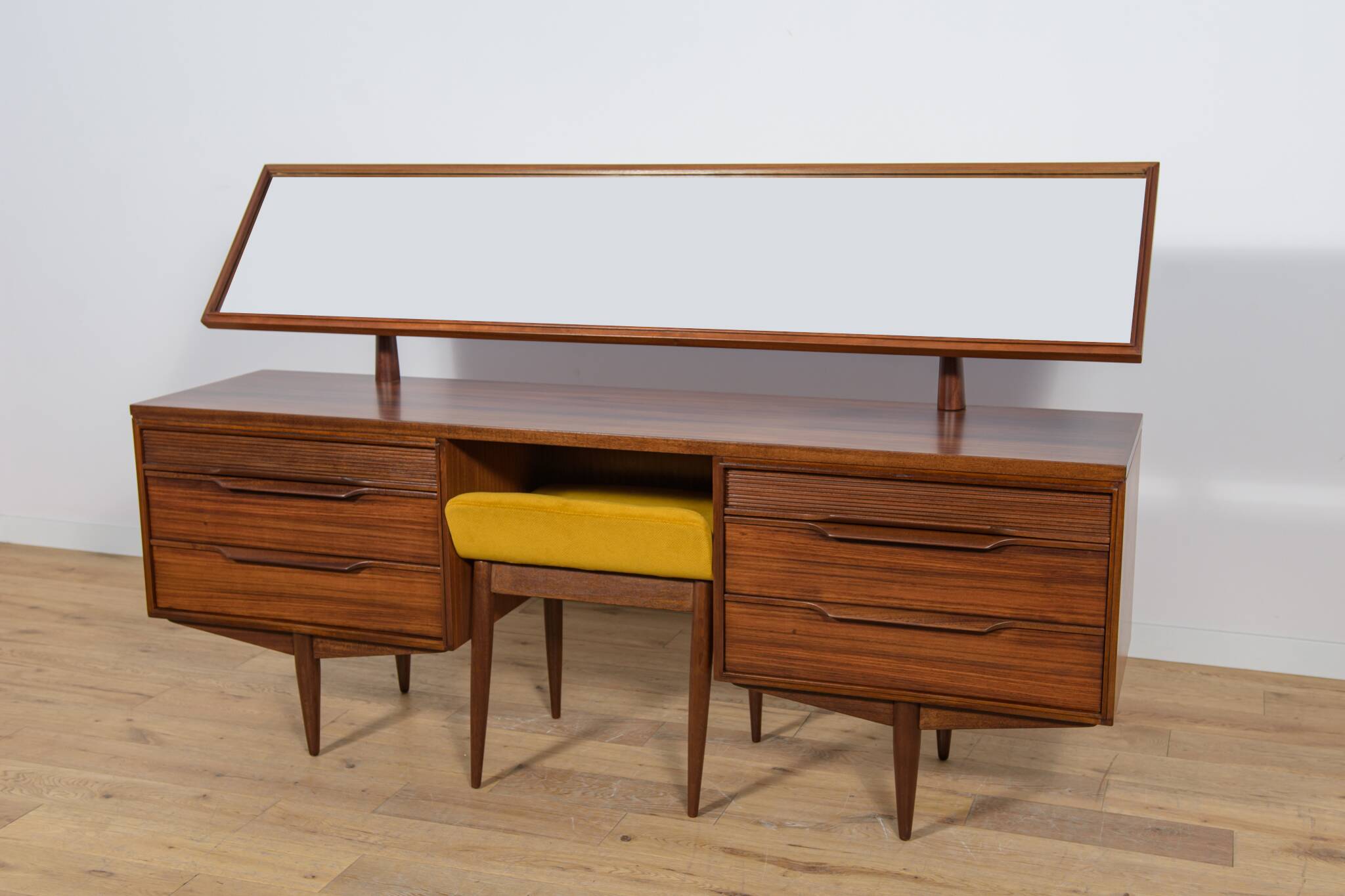 Mid-Century Dressing Table and stool from White and Newton, United Knigdom,