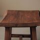 Desk, solid oak side table – France, circa 1970