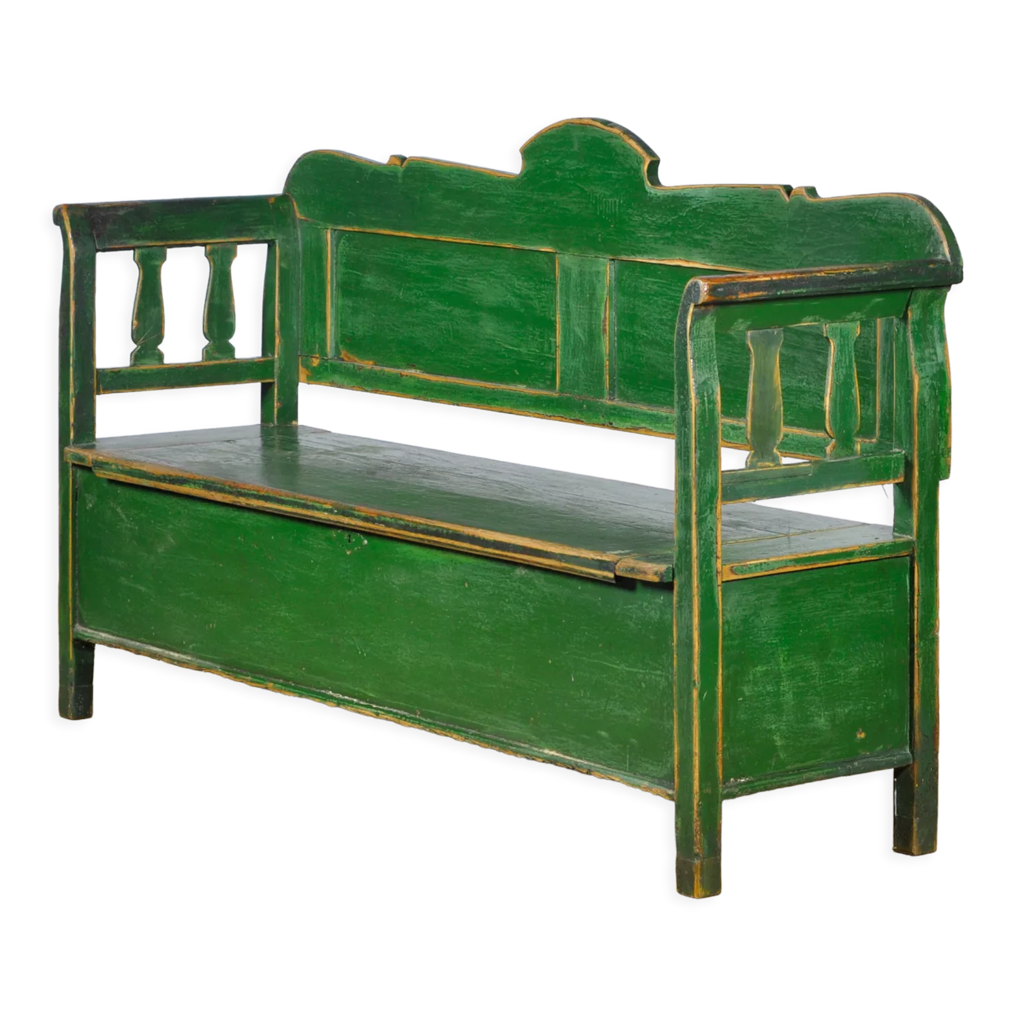 Antique Pine Bench, 1930s
