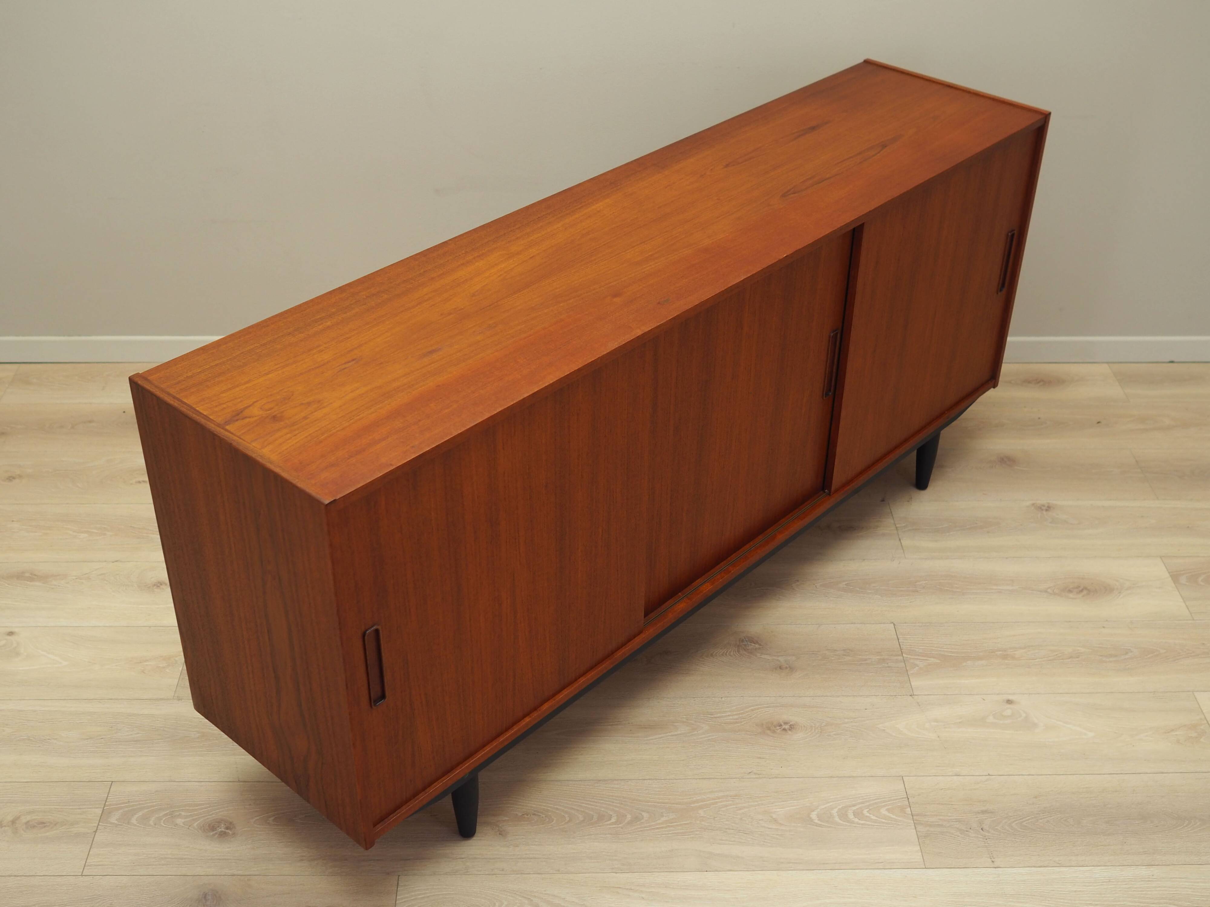 Teak sideboard, Danish design, 1970s, production: Denmark