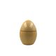 Tommaso Barbi, rare egg shaped large parchment box, TB Italy, ca. 1970