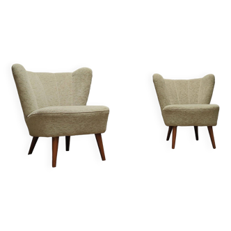 Deux fauteuils cocktail du milieu du siècle