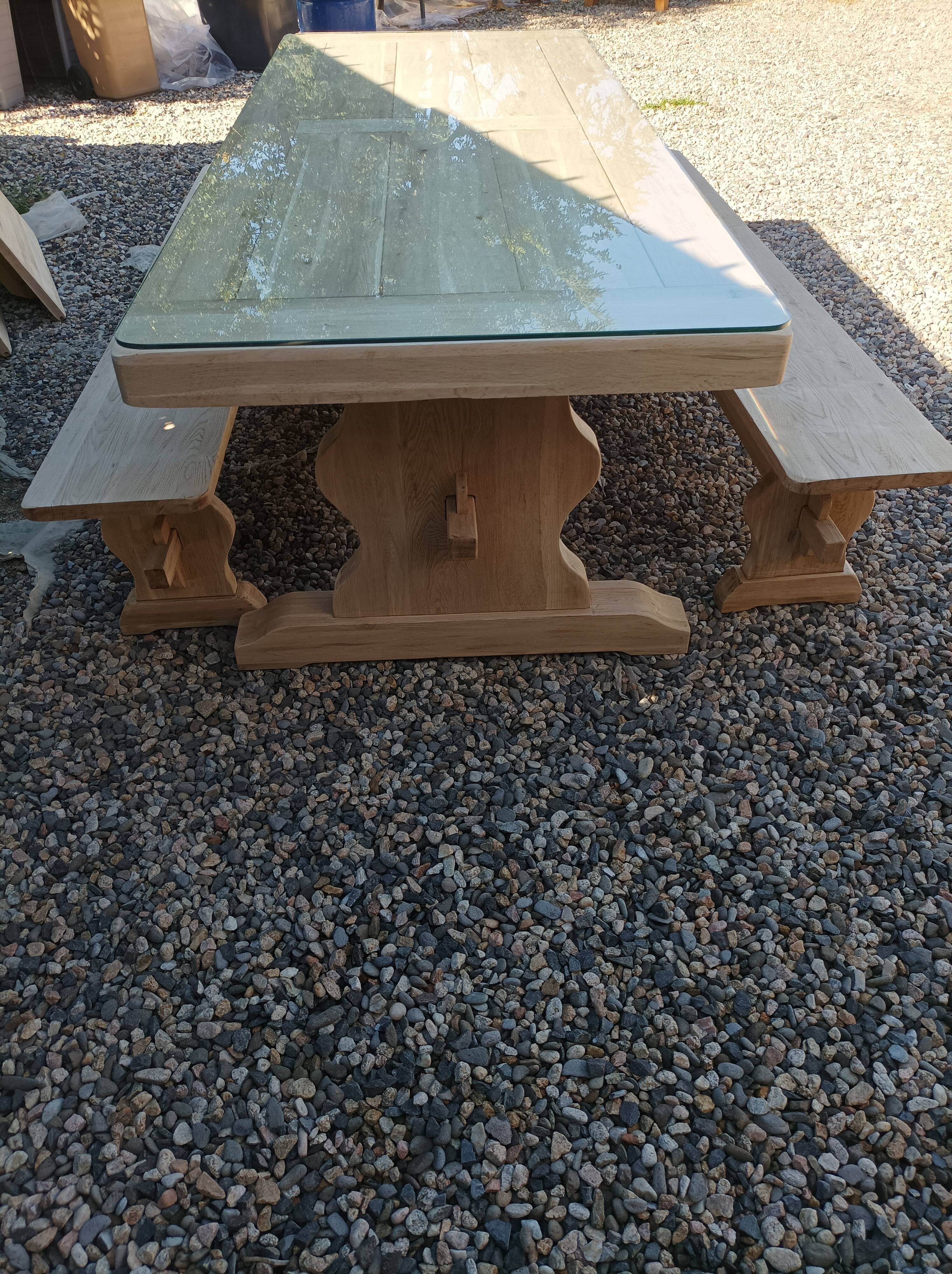Monastery table with 2 benches