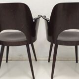 4 chaises Oswald Haerdtl pour Ton, Tchécoslovaquie