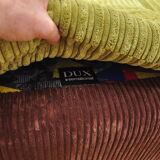 Corduroy modular sofa from DUX, 1970s