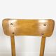 Lot of 6 chairs bistro green wood 50s
