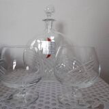 Hartzviller crystal cognac service