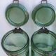 4 jars 1 liter bottle green Durfor to 1950s