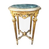 Louis XVI style harness in gilded wood and marble