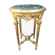 Louis XVI style harness in gilded wood and marble