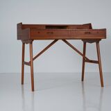 Danish teak desk, Model 64, by Arne Wahl Iversen for Vinde Møbelfabrik, 196