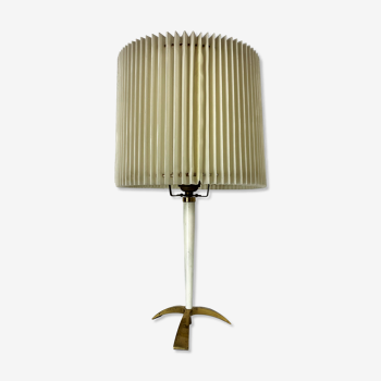 Modernist Table Lamp by J.T. Kalmar, Austria, Mid-Century Brass