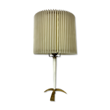 Modernist Table Lamp by J.T. Kalmar, Austria, Mid-Century Brass