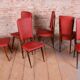 Vintage French Art Deco Chairs by Jules Leleu for Stella, 1940s, Set of 6