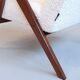 1960 model B 310 var mid century chair in ivory boucle